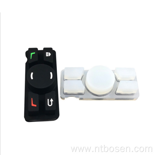 Custom Conductive Rubber Buttons Silicone Keyboard Keycaps Pbt